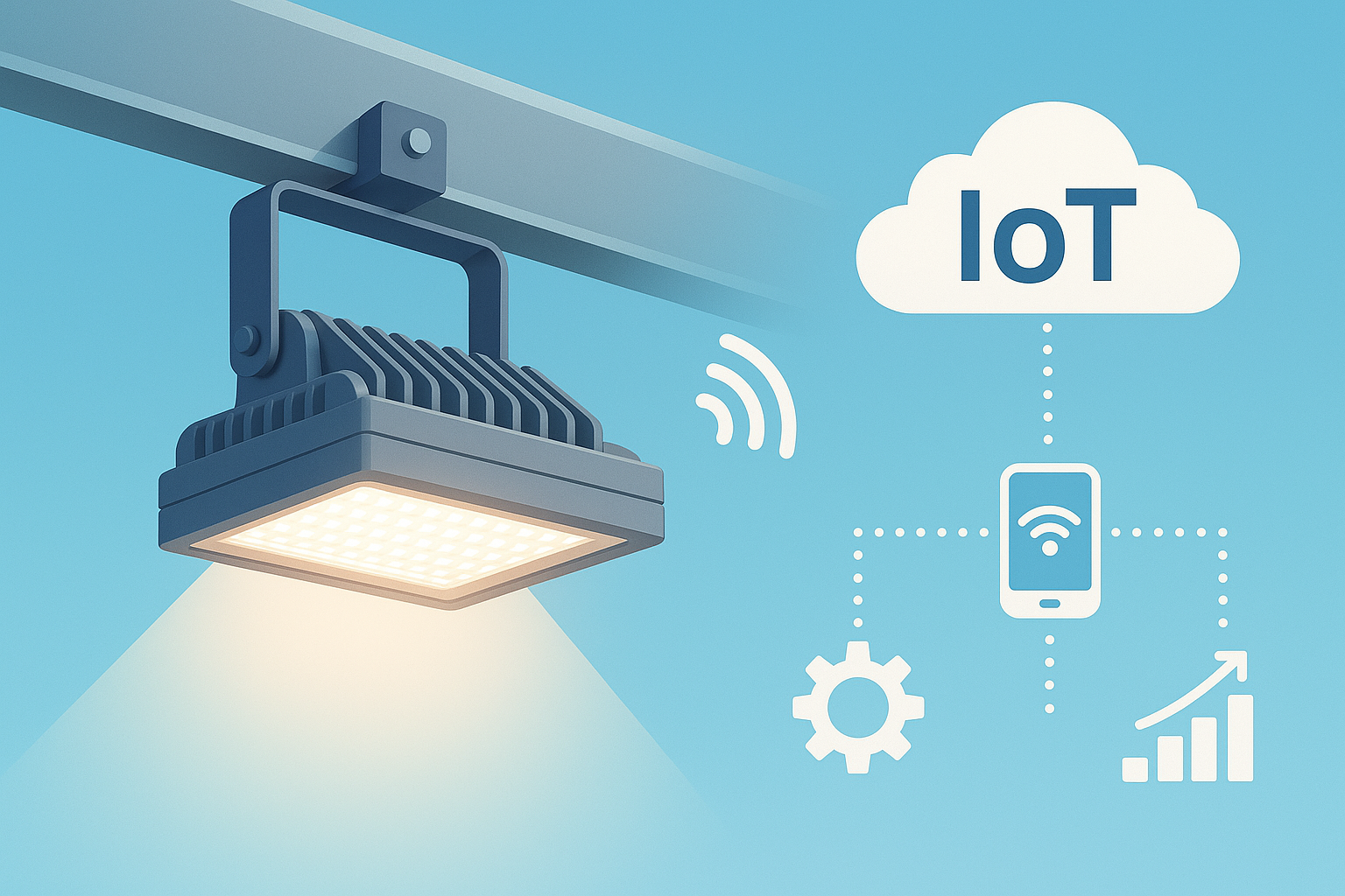 Chiếu sáng công nghiệp LED và IoT: Giải pháp quản lý thông minh cho doanh nghiệp Việt Nam