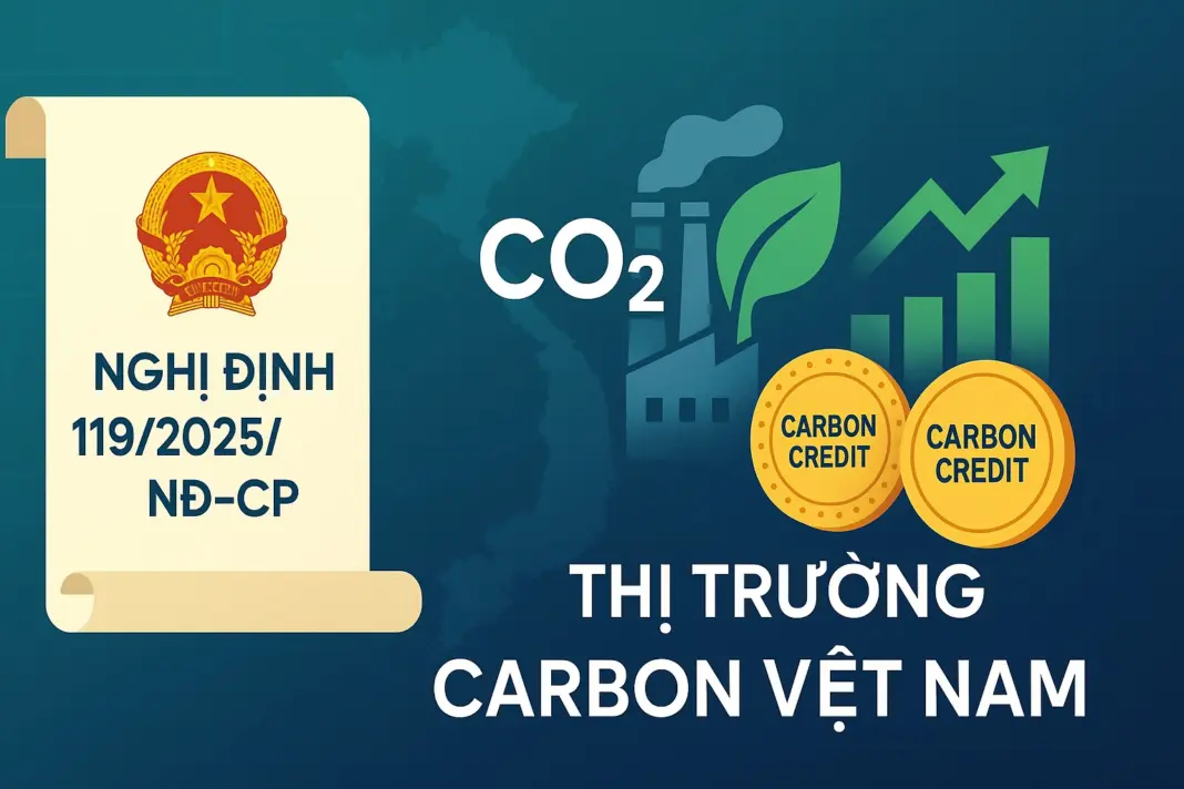 Nghị định 119/2025/NĐ-CP – Cơ chế hạn ngạch và thị trường carbon trong nước